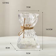 Glass Nordic Home Table Decoration Accessories Dried Flower Vase