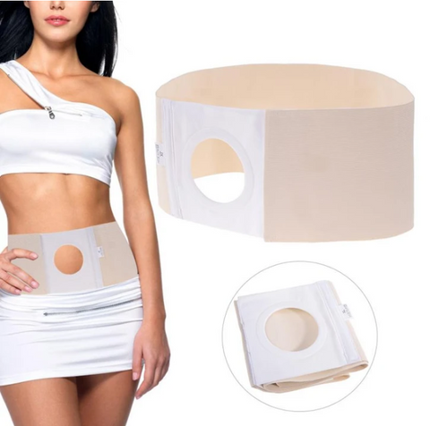 Medical stoma abdominal belt