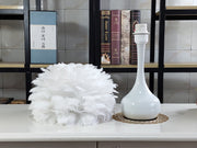 Luxury Feather Table Lamp Bedroom Bedside Light Nordic Ins Touch Dimming Desk Lights for Living Room Study Room Decor Lighting