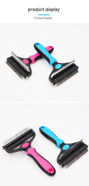 Pet Hair Unknotting Comb Thin Comb Two-in-one Beauty Products