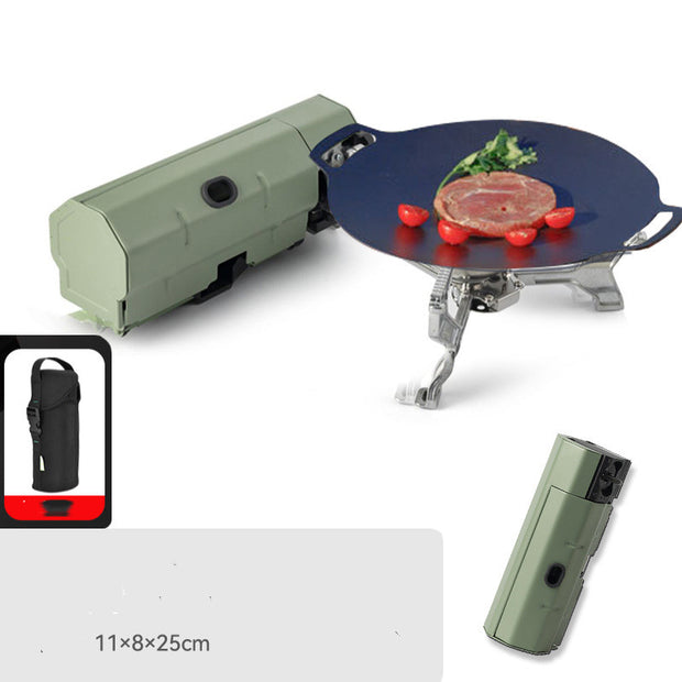 Camping Gas Stove Portable Folding Cassette Stove Outdoor