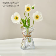 Glass Nordic Home Table Decoration Accessories Dried Flower Vase