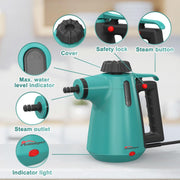 Handheld Steam Cleaner For Home Use, Steamer For Cleaning With Lock Button