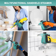 Handheld Steam Cleaner For Home Use, Steamer For Cleaning With Lock Button