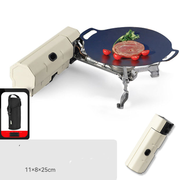 Camping Gas Stove Portable Folding Cassette Stove Outdoor