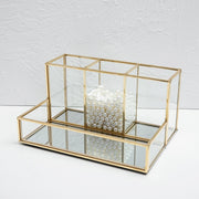 Desktop Glass Skin Care Products Perfume Storage Box