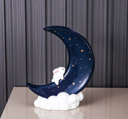 Moon Vase Decoration Living Room Flower Arrangement Light Luxury Luxury