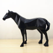 Geometric horse ornaments simple home accessories