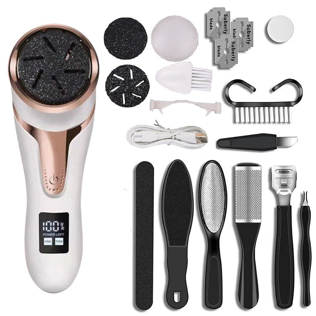 LCD Digital Display Electric Vacuum Cleaner Foot Scrubber