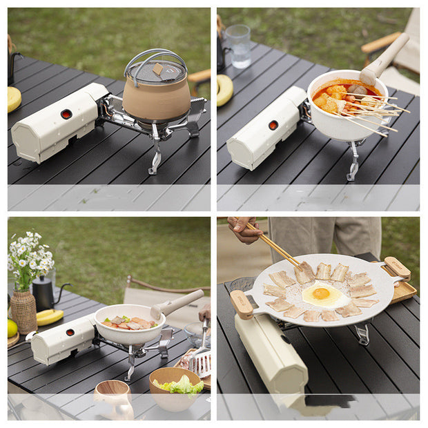 Camping Gas Stove Portable Folding Cassette Stove Outdoor