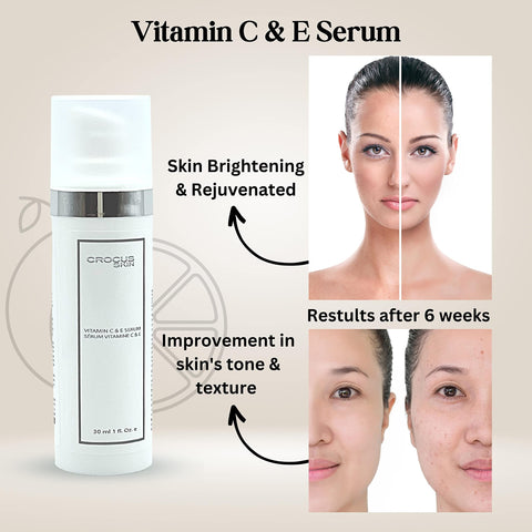 CROCUS SKIN Vitamin C & E Serum for face